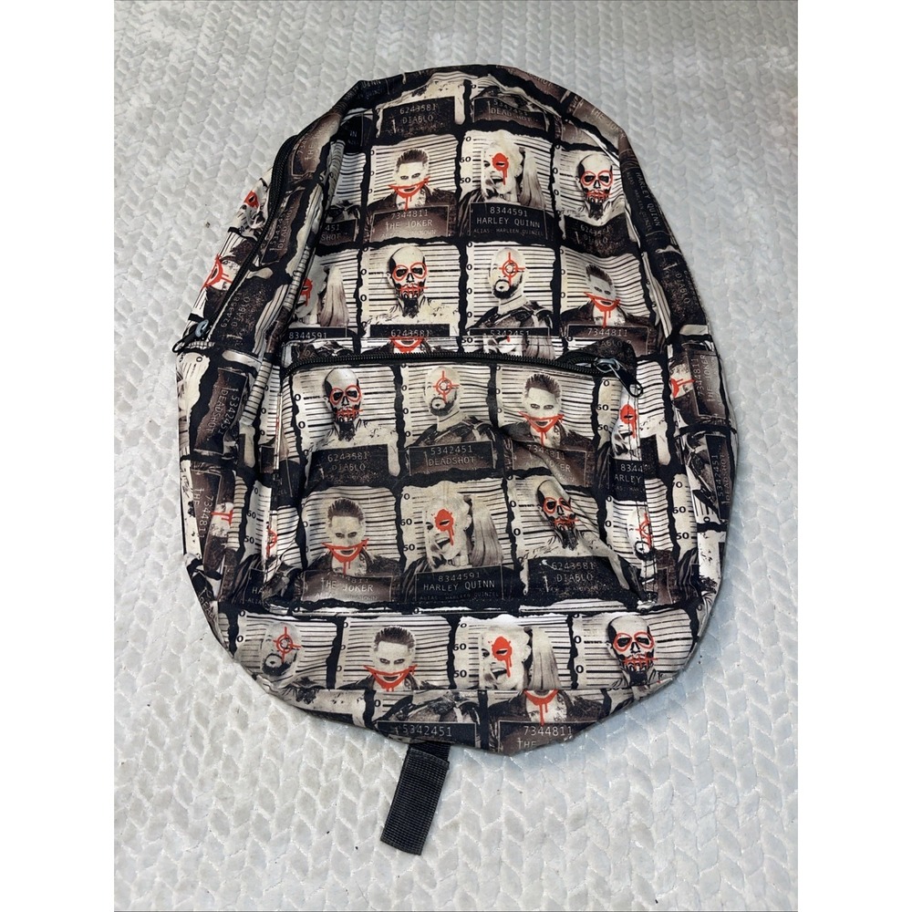 DC Comics Suicide Squad Backpack Harley Quinn Joker Bioworld School Bag